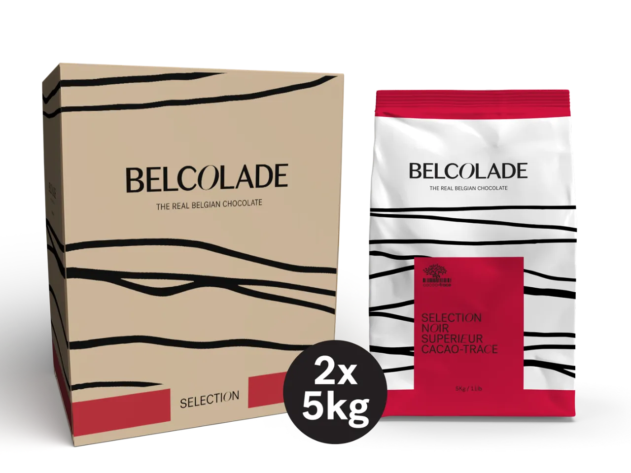 BELCOLADE SELECTION NOIR SUPÉRIEUR ５キロ Belcolade Selection Noir Superieur 60% Cacao-Trace - Puratos